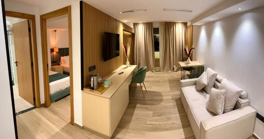 Chambre de l'hotel de charme Tanger Miramonte.