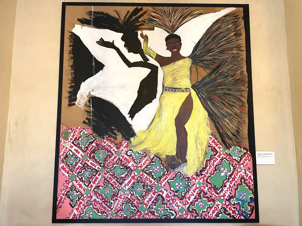 "Tribute to Josephine Baker" d'Abdellah Khairouni à la Légation américaine de Tanger.