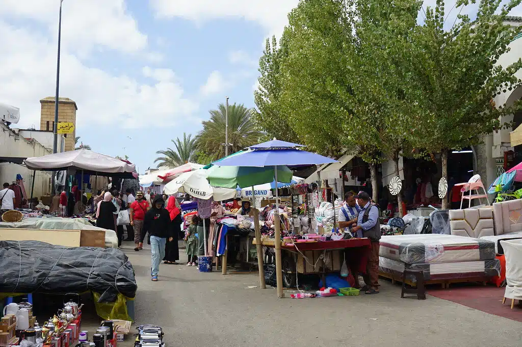 Dans le marché de Casabarata à Tanger.