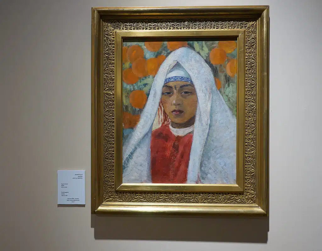 Peinture de l'école espagnole dans le Musée Dar Niaba à Tanger.