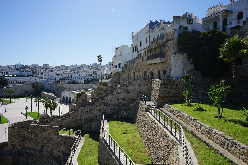 Vue depuis le musée des fortifications à Tanger.