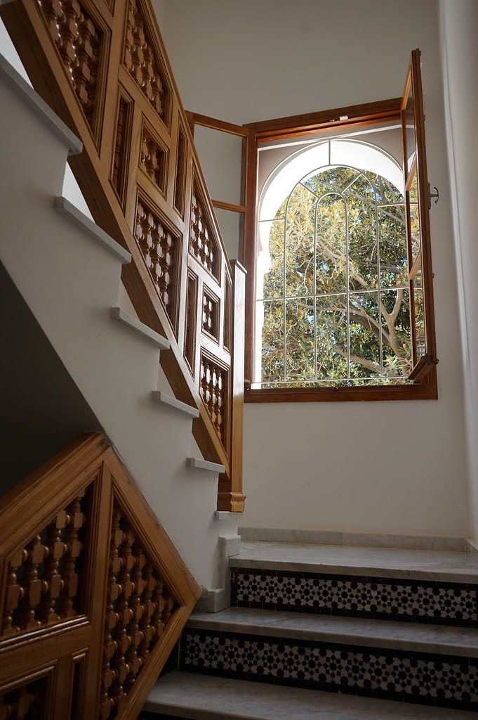 Dans le musée de la Villa Harris à Tanger.