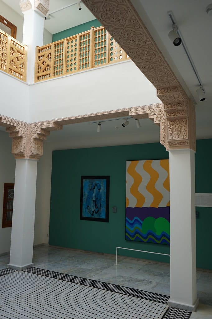 Dans le musée de la Villa Harris à Tanger.