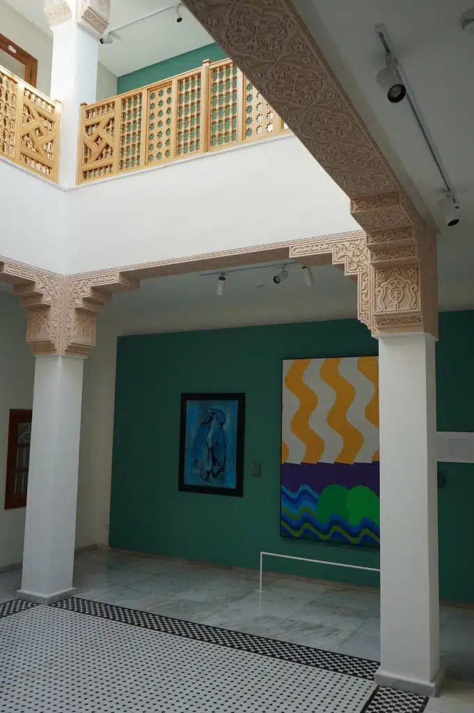 Dans le musée de la Villa Harris à Tanger.