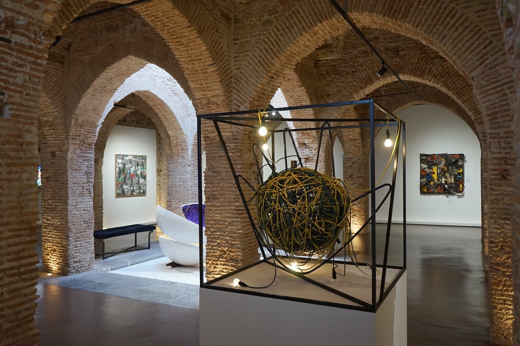 Dans le musée de la Casbah à Tanger, partie dédiée à l'art contemporain.