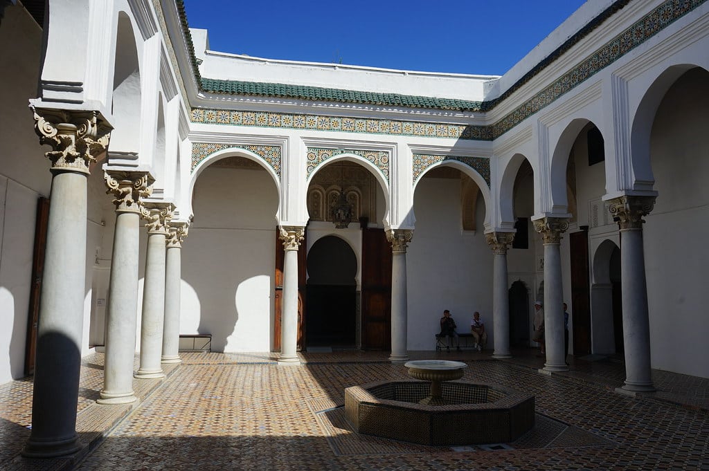 Cour du Musée de la Casbah à Tanger.