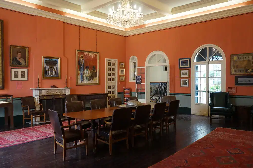 Dans le musée de la légation américaine de Tanger.