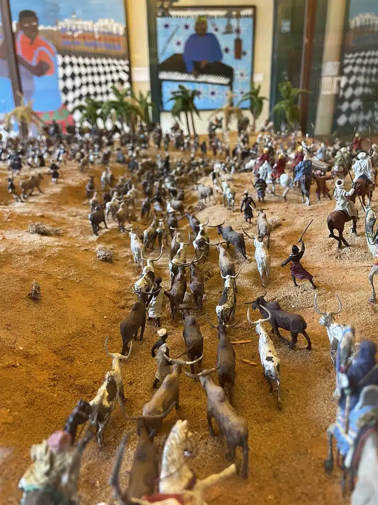 Bataille de Tondibi en 1591 au musée de la légation américaine de Tanger.