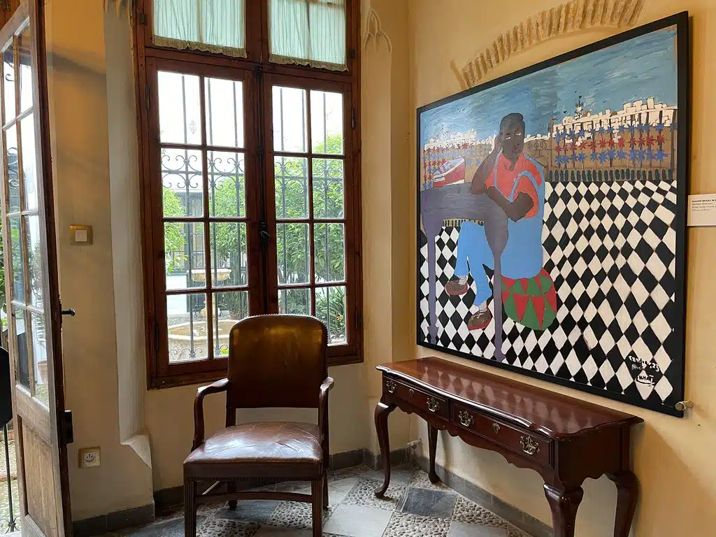 Claude Mckay par Abdellah Khairouni au musée de la légation américaine de Tanger.