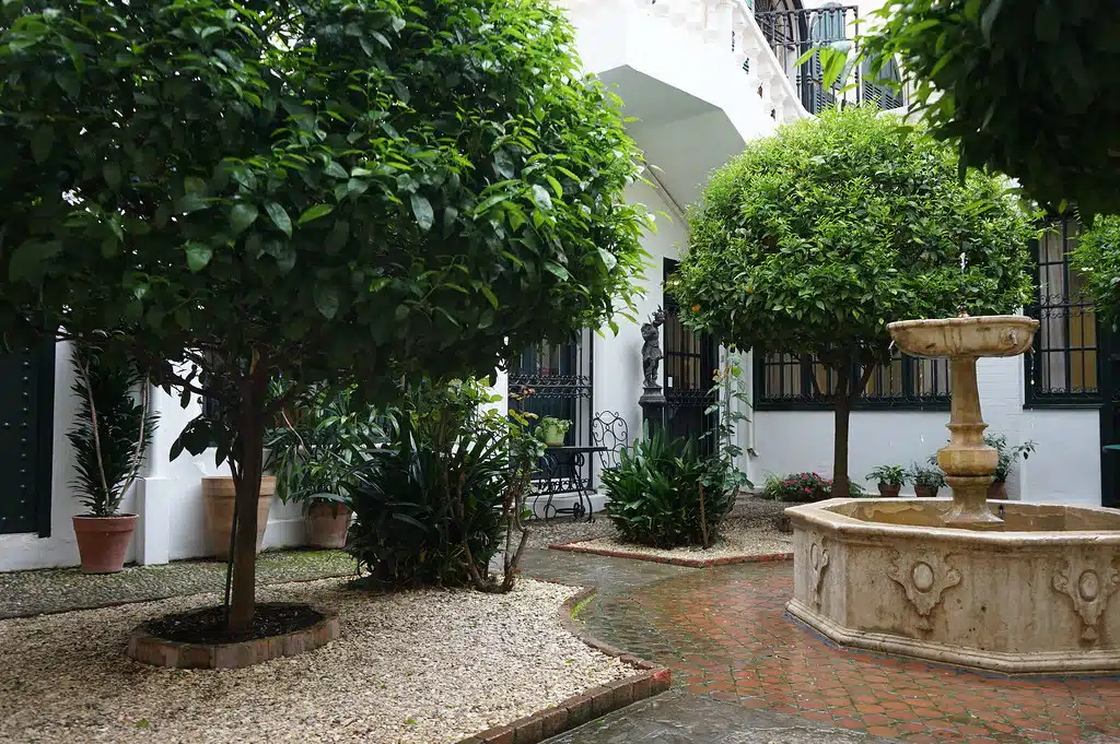 Jardin andalou de la Légation américaine à Tanger.