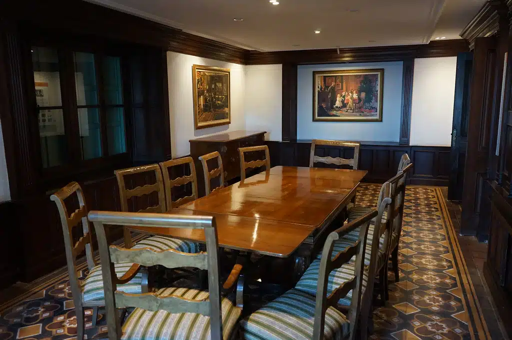 Salon reconstitué de la Villa Perdicaris à Tanger.