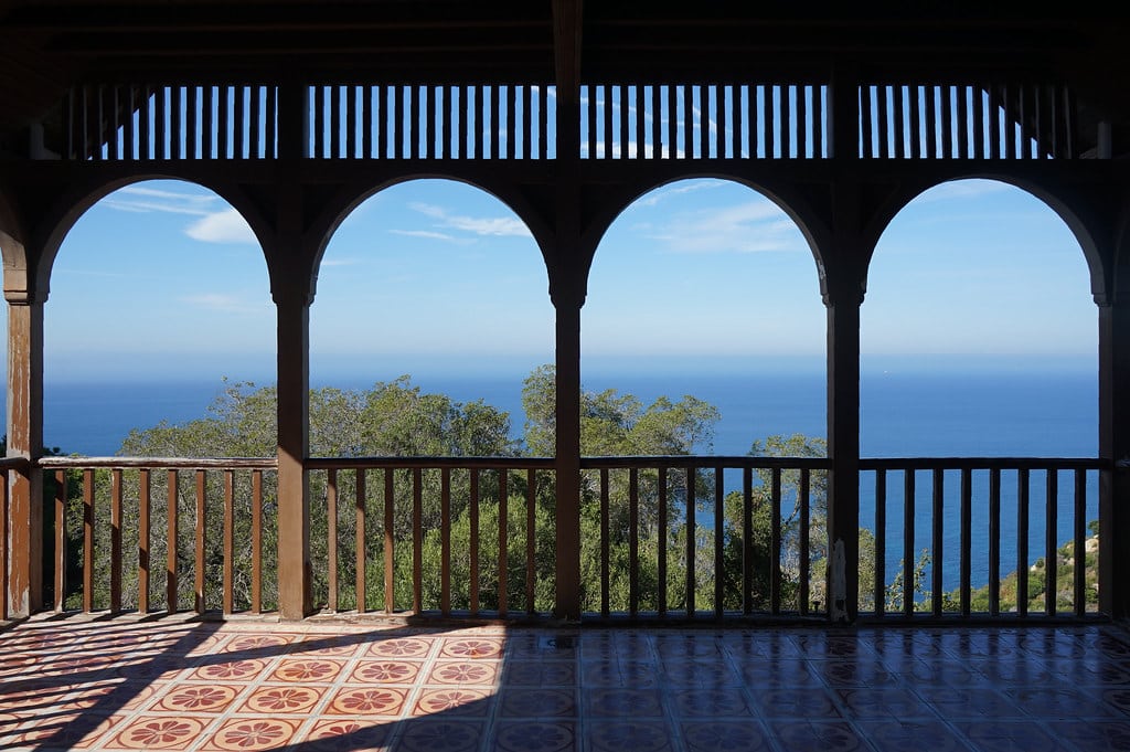Vue depuis le balcon de la Villa Perdicaris à Tanger.