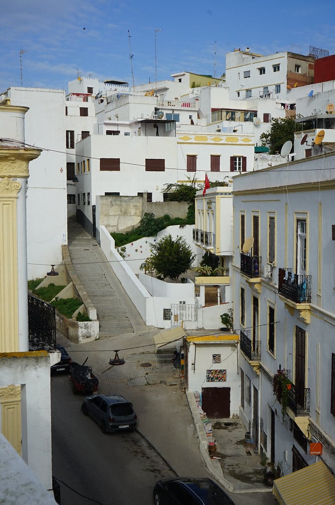 Vue du quartier de Marshan à Tanger.