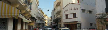 Cinema Alcazar dans le quartier de Marshan à Tanger.