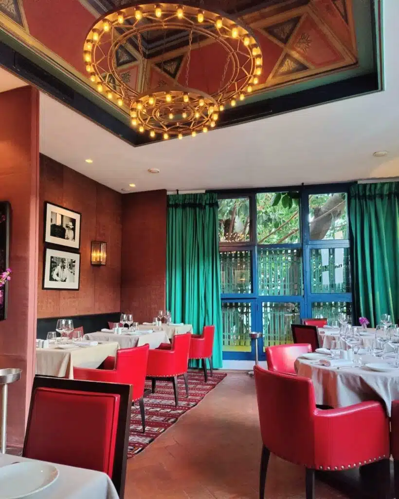 Dans le restaurant El Morrocco Club à Tanger.