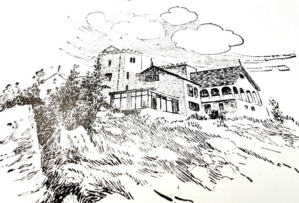 Croquis de la Villa Perdicaris à Tanger.