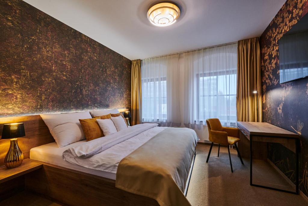 Chambre de l'Hotel Alfred a Hermina à Olomouc.