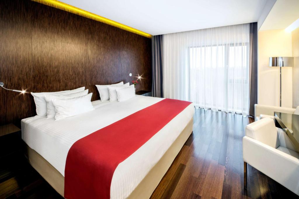 Chambre de l'hotel NH Collection Olomouc Congress.