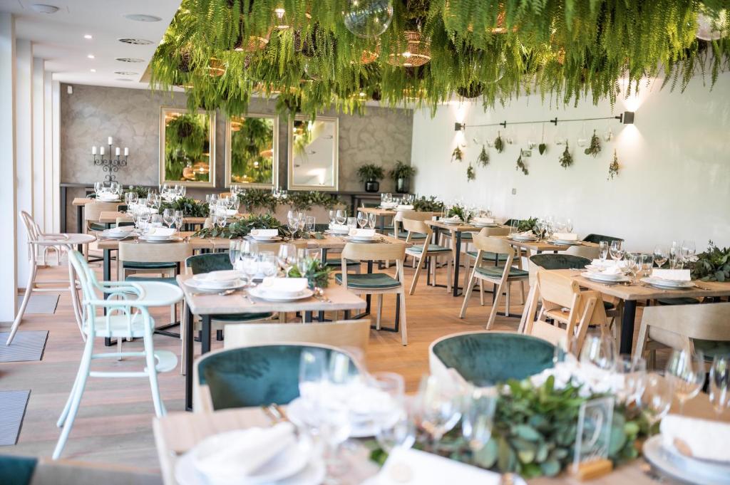 Café-restaurant de l'Herbarium boutique hotel d'Olomouc.
