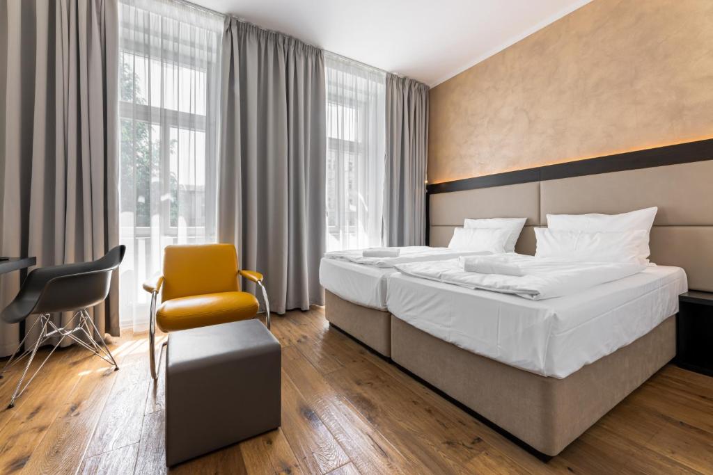 Chambre du Theresian hotel à Olomouc.