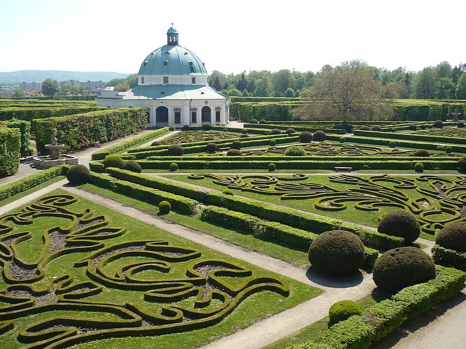Jardin du Palais de l'Archeveque de Kromeriz près d'Olomouc - Photo de Mazper - Licence ccbysa 4.0