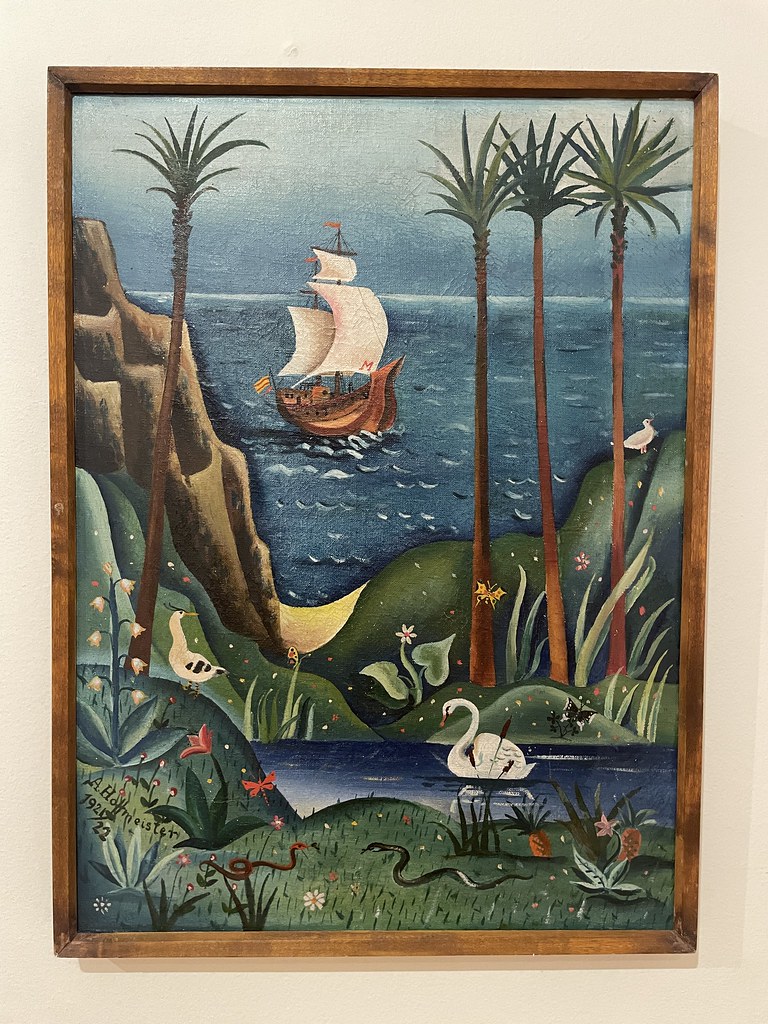 "Bateau de Colomb" (1922) au Muzeum umění , musée d'art moderne d'Olomouc.