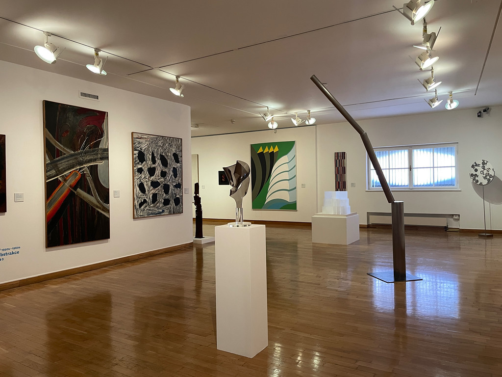 A l'intérieur du Muzeum umění , musée d'art moderne d'Olomouc.