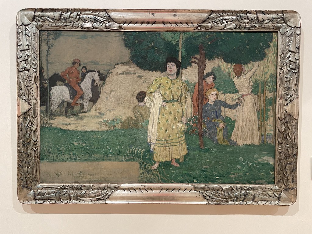 "Rêve de fille" (1906) de Jan Preisler au Muzeum umění , musée d'art moderne d'Olomouc.