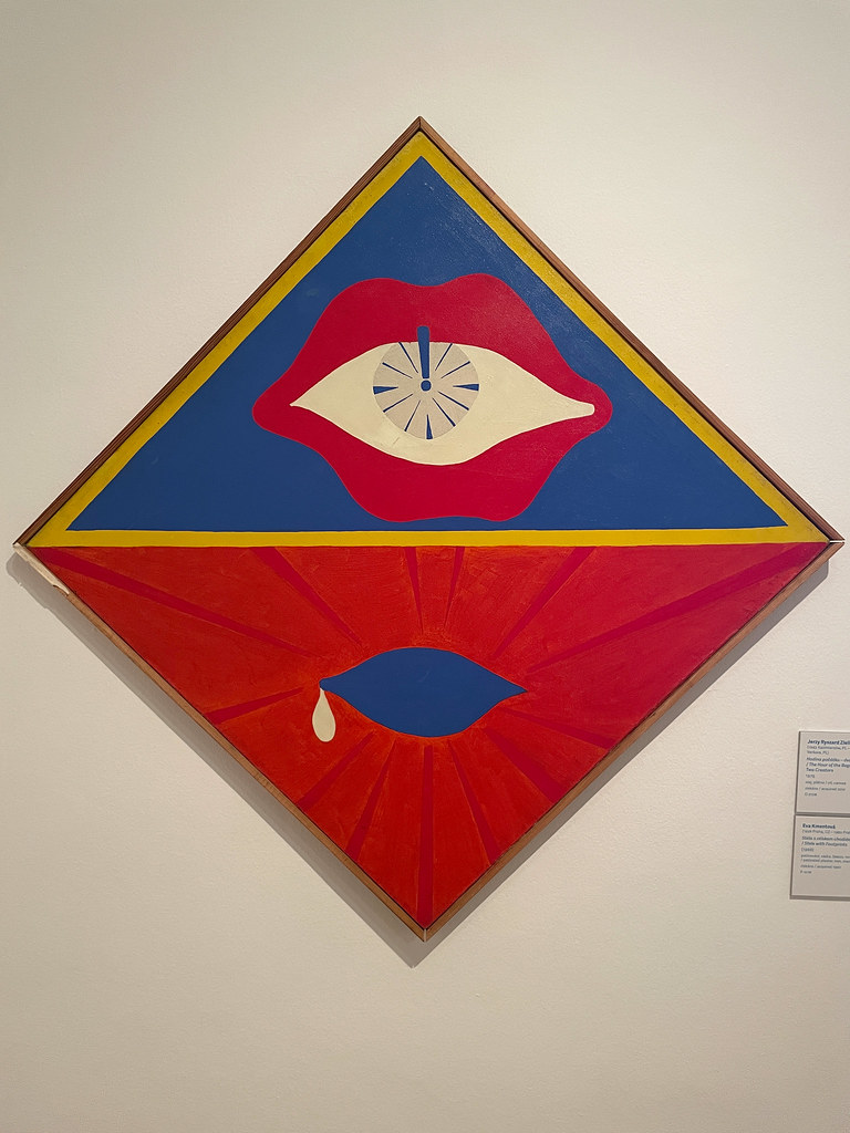Oeuvre de Jerzy Ryszard Zielinski au Muzeum umění , musée d'art moderne d'Olomouc.