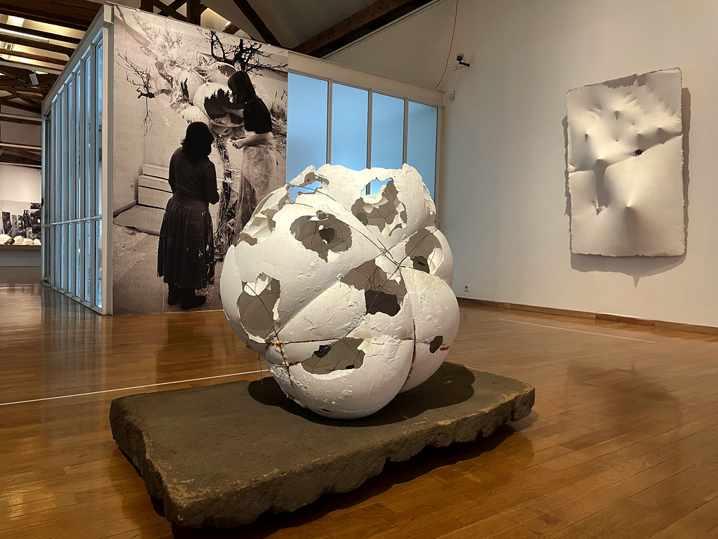 Expo dédiée à Maria Bartuszova au Muzeum umění , musée d'art moderne d'Olomouc.