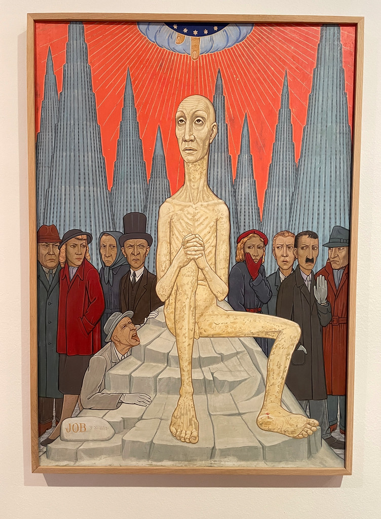 "Job" (1954) de Vera Novakova au Muzeum umění , musée d'art moderne d'Olomouc.