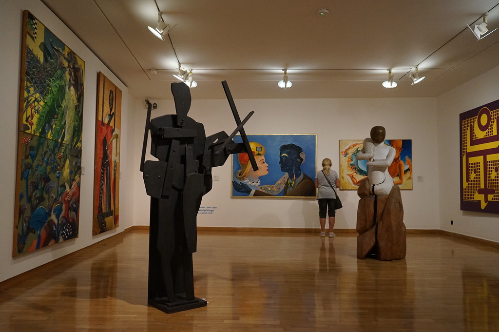 Salle d'expo du Musée d'art contemporain à Olomouc.