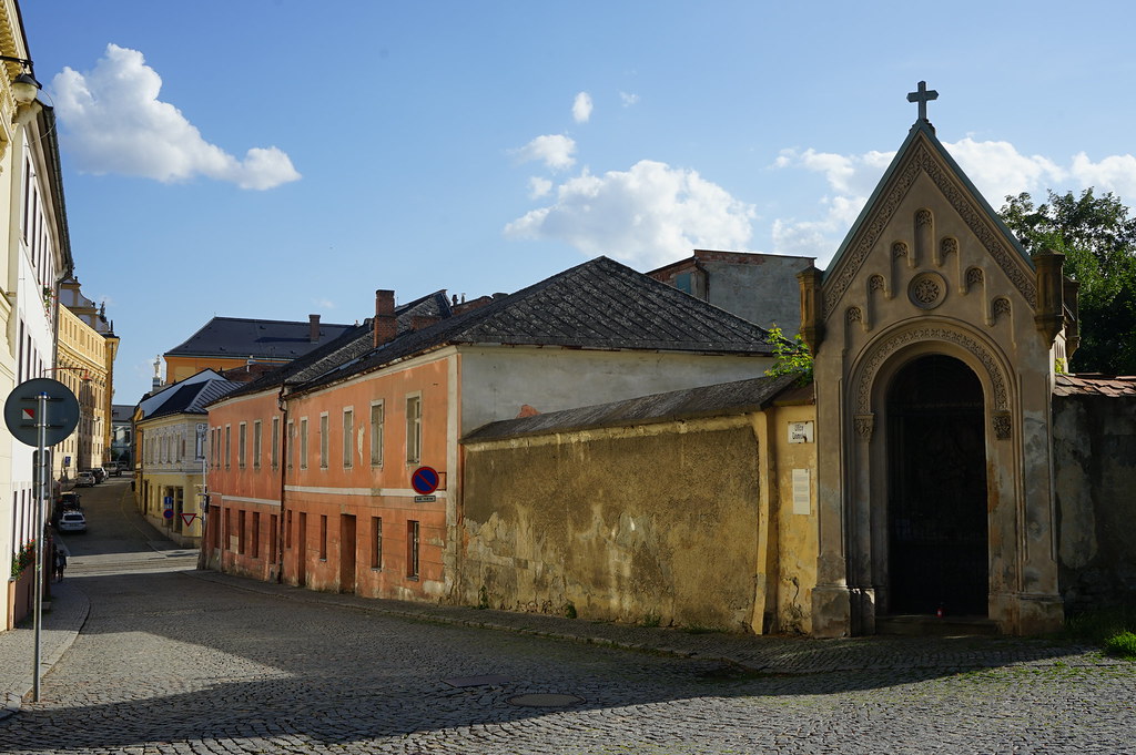 Petite chapelle dans une rue de la Vieille Ville à proximité de la Cathédrale Saint Venceslas à Olomouc.