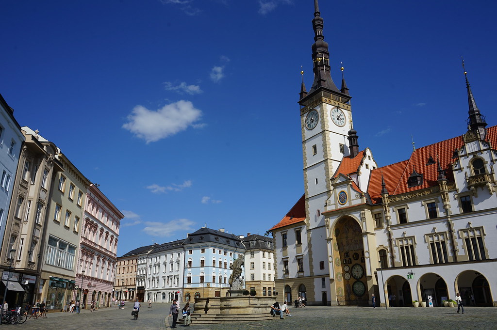 Ancien Hotel de ville sur la principale place Horni à Olomouc.