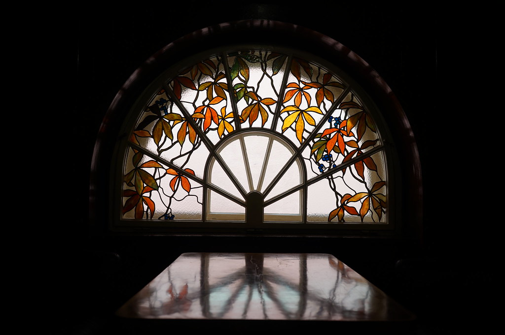 Vitraux dans la Villa Primavesi à Olomouc.