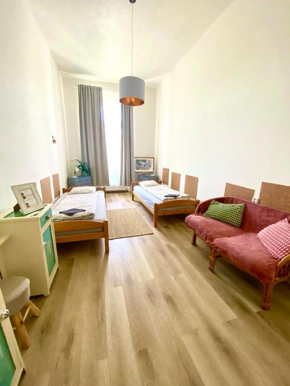 Chambre de l'auberge de jeunesse Moravia à Ostrava.