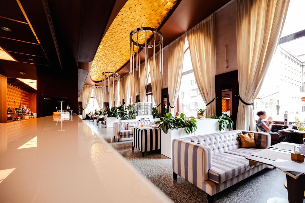 Café de l'Hotel Palac Elektra à Ostrava.