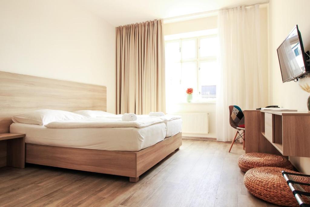 Chambre de l'Hotel Palac Elektra à Ostrava.