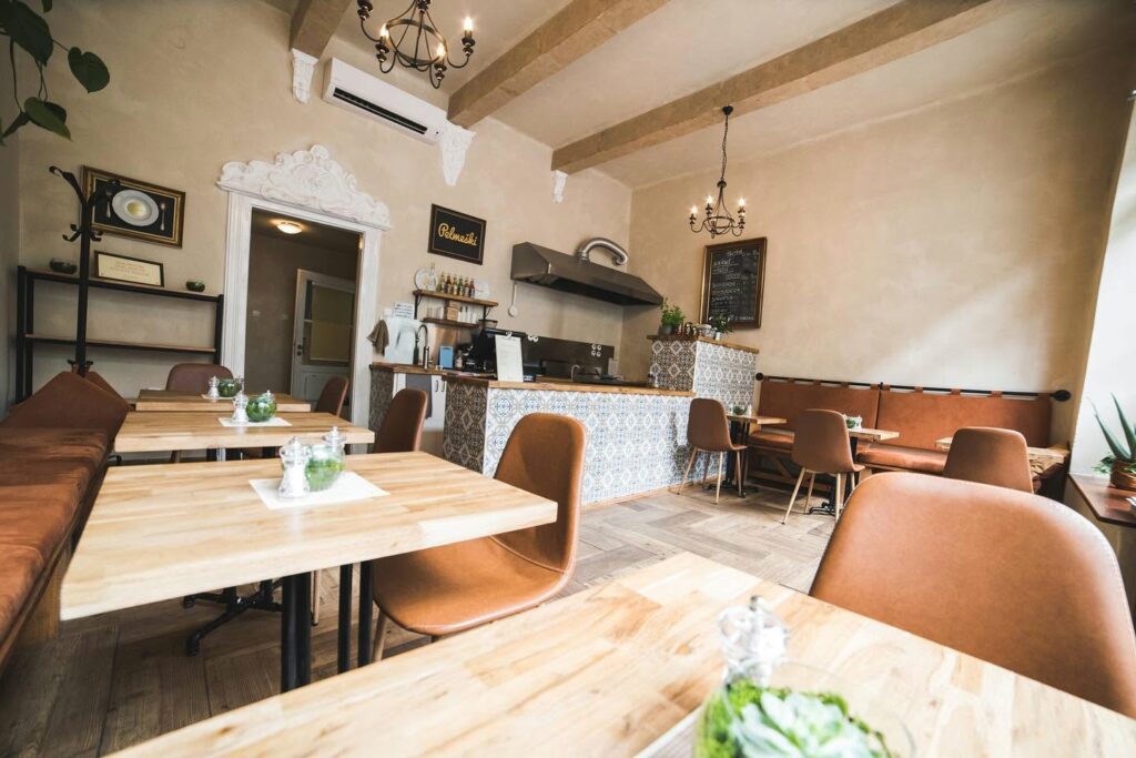 Restaurant ukraino-russe Pelmeski à Ostrava.