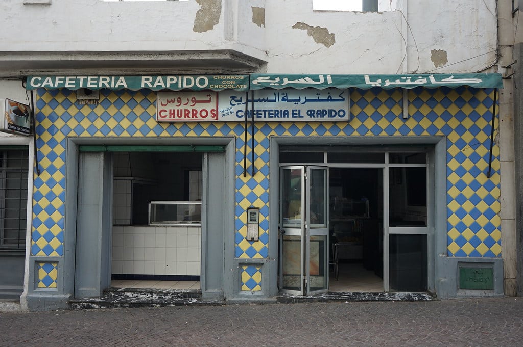 Café churros à Tétouan.