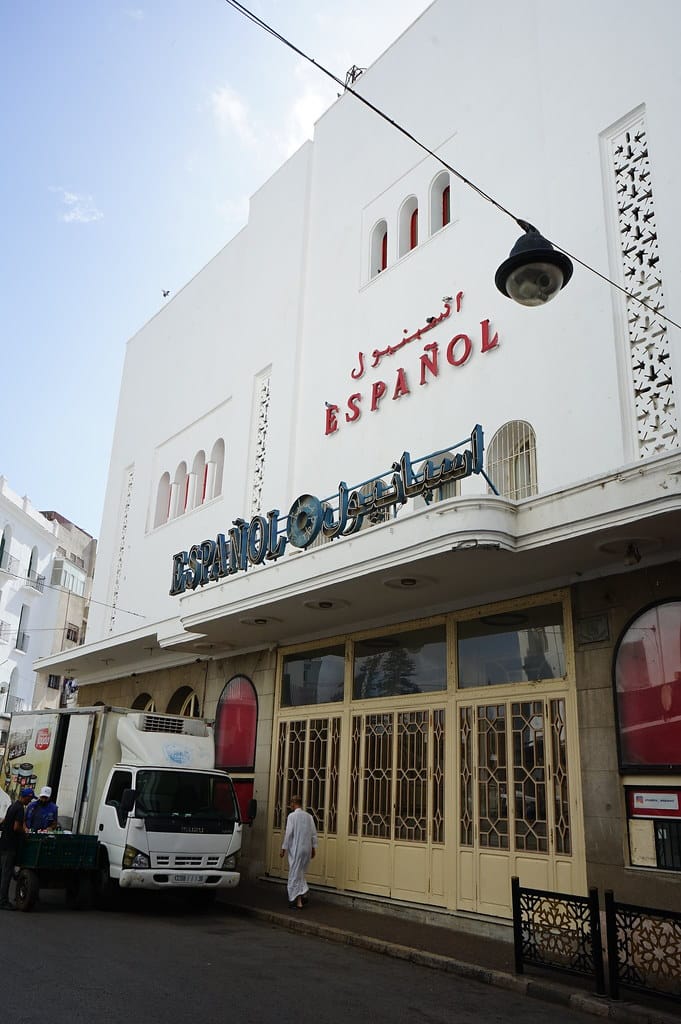 Théâtre espagnol à Tétouan par l'architecte José Gutiérrez Lescura (1923), renové par Miguel de la Quadra-Salcedo (1940-1942).