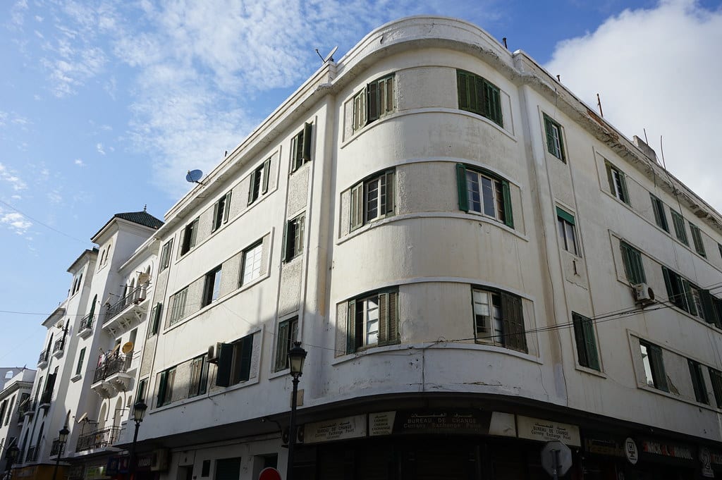 Batiment d'El Ensanche à Tetouan.