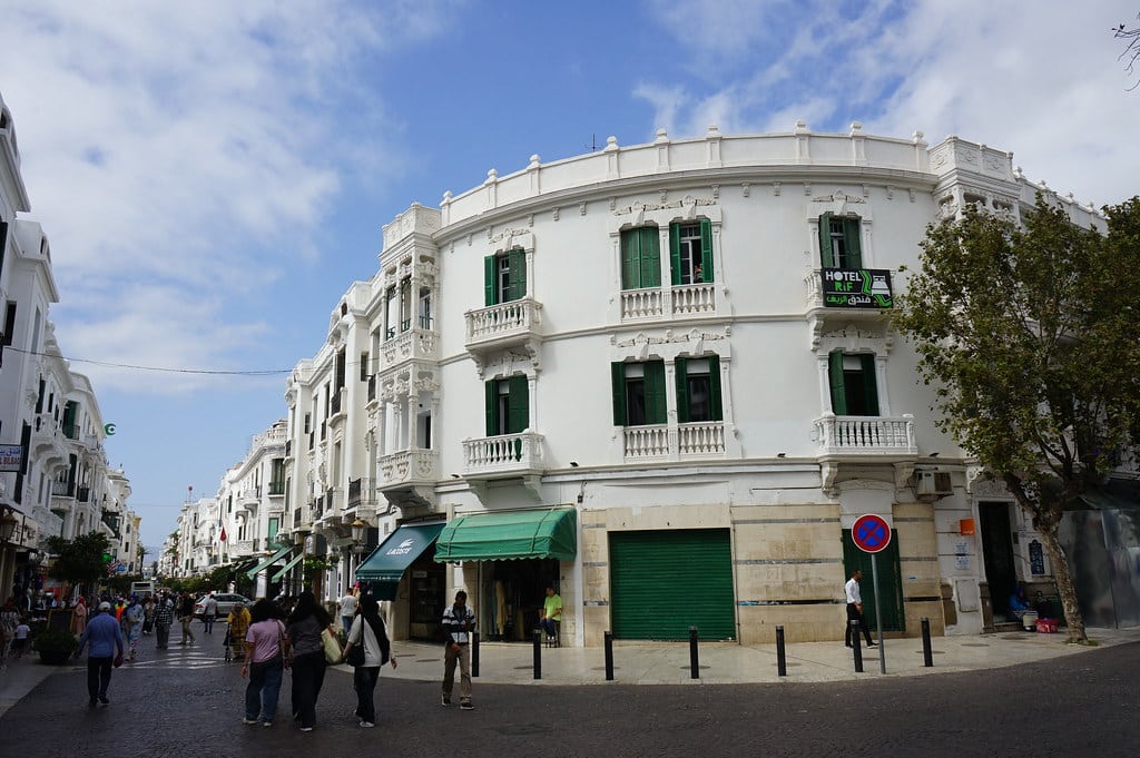 Batiment construit avant 1921 à Tetouan.