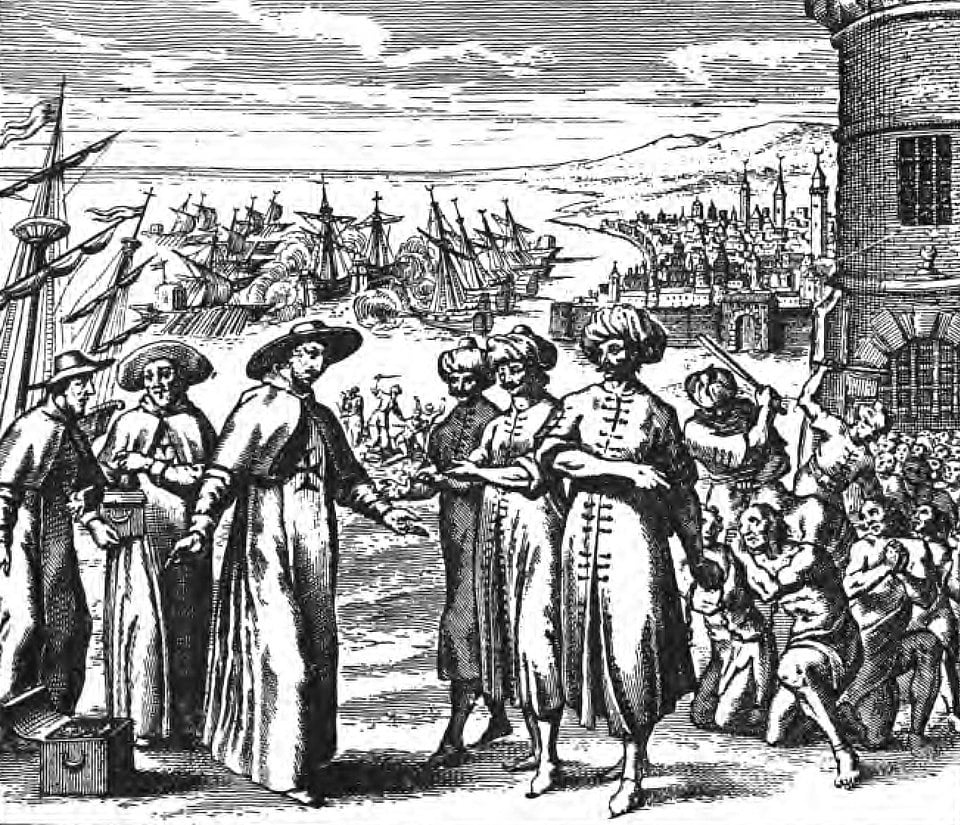 Pères trinitaires et négociation de libération des otages.