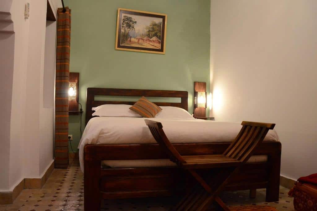 Chambre de l'hotel Dar Rehla bab Remouz à Tétouan.