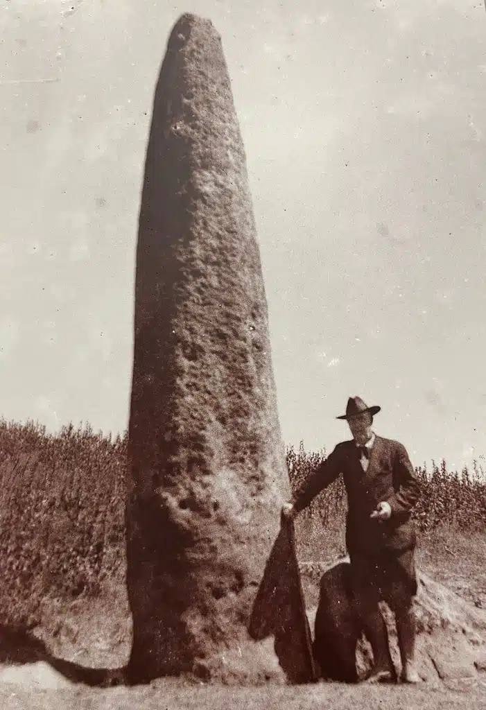 Mégalitique du cromlech de M'Zora dans le nord du Maroc. Photo du Musée d'archéologie de Tétouan.