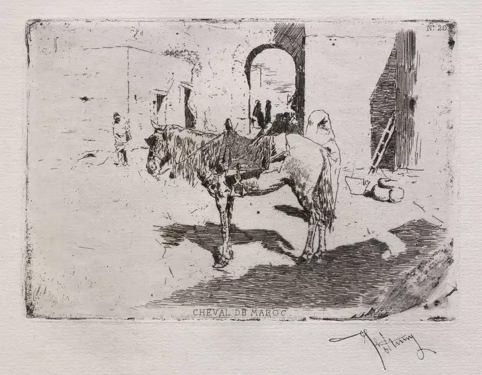 "Cheval du Maroc" par Maria Fortuny.