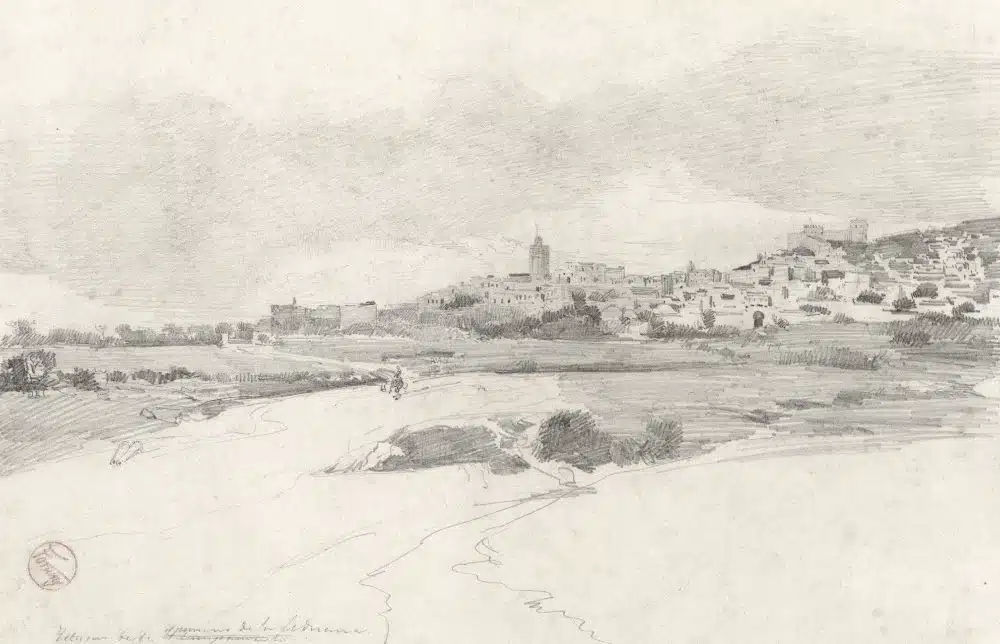 Vue sur Tetouan par Maria Fortuny.