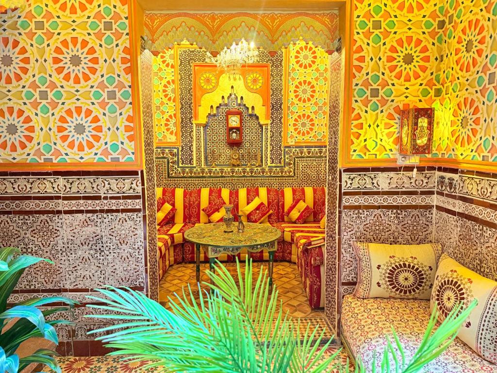 Dans l'hotel Riad 1001 nuits 2 à Tetouan.