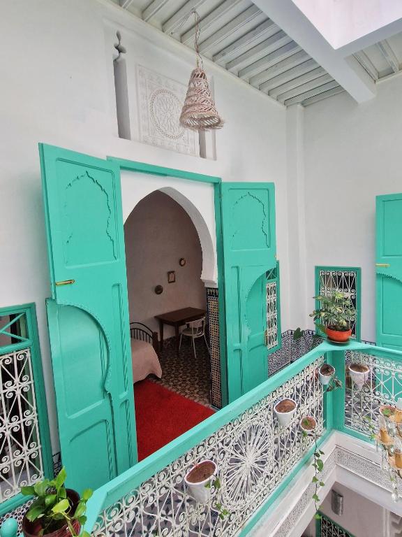 Dans l'hotel Riad Nostalgie of Tetouan.